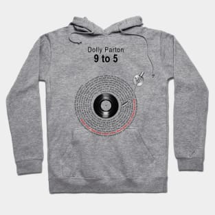 9 TO 5 LYRICS ILUSTRATIONS Hoodie